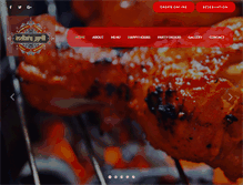 Tablet Screenshot of indiasgrill.com